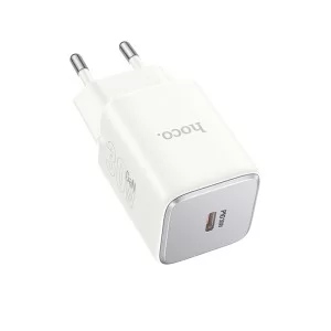 Incarcator de retea Hoco N43 Vista single port (PD30W) [Moonlight-White]